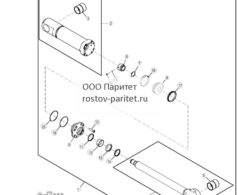 Компоненты цилиндра рыхлителя, верхний - ST806910 331.jpg